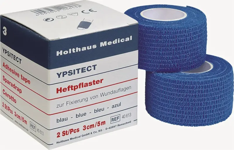 Ypsitect Heftpflaster blau 3cmx5m