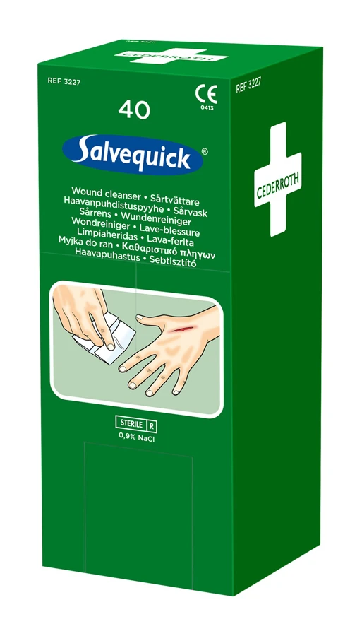 Wundreinigungstücher Cederroth Salvequick