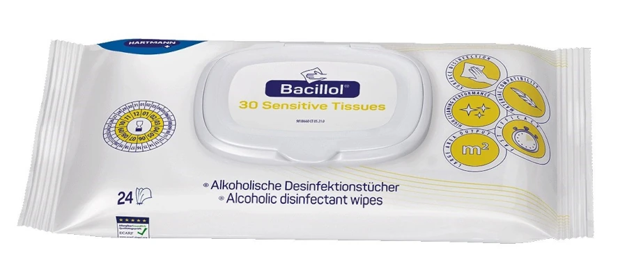 Bacillol 30 Tissues Desinfektionstücher 24 Tücher