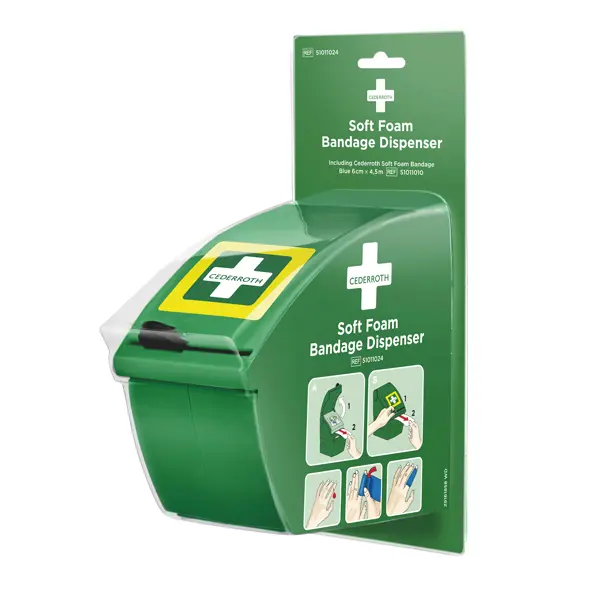 Pflasterspender Cederroth gefüllt Soft Foam 6cm x 4,5m