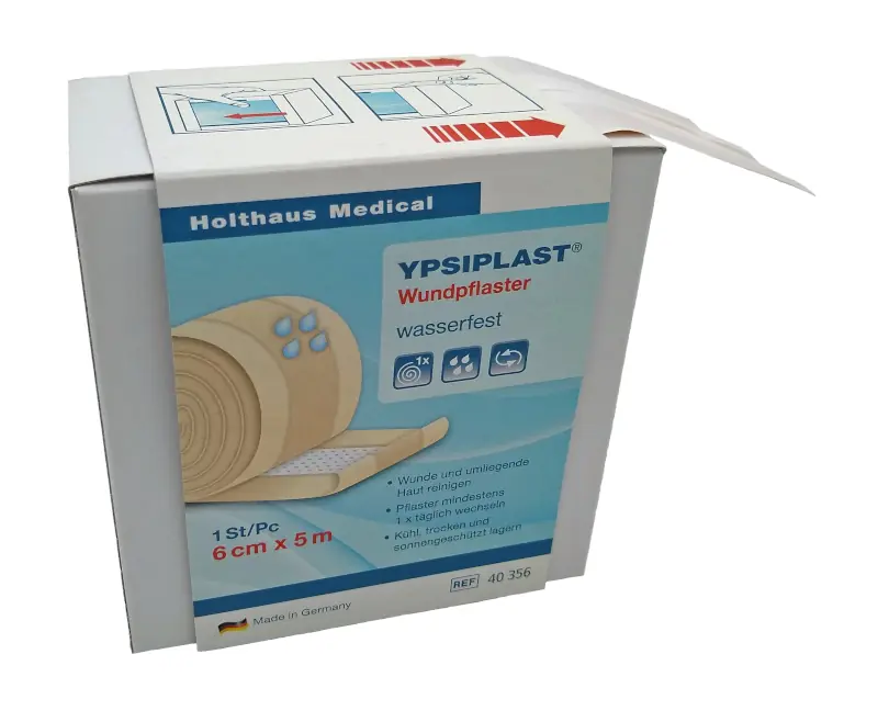 Ypsiplast Wundpflaster wasserfest 6 cm x 5 m