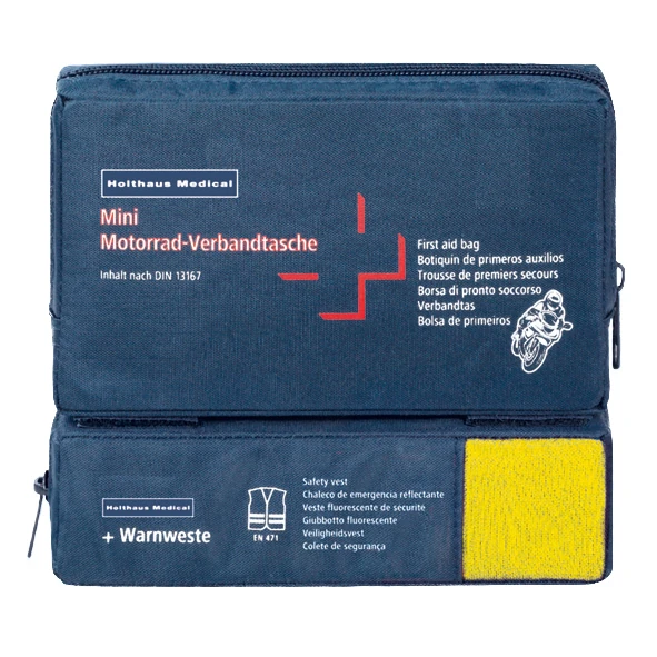 Mini Motorrad Verbandtasche + Warndreieck