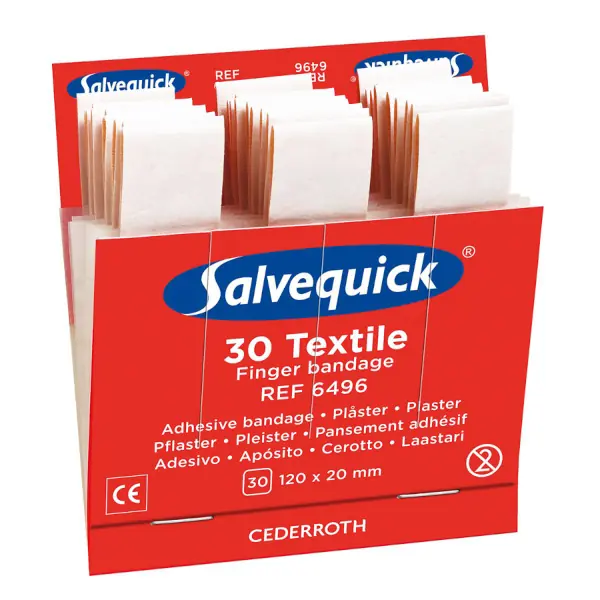 Salvequick Nachfülleinsätze Fingerverbände elastisch